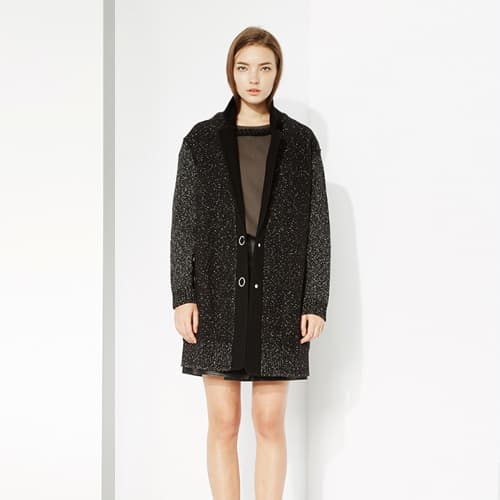 Tweed-like outer